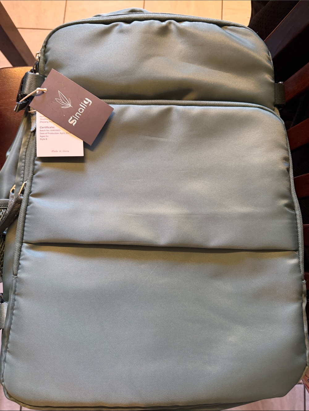 Sinaliy Travel Backpack – New With Tags. Unisex